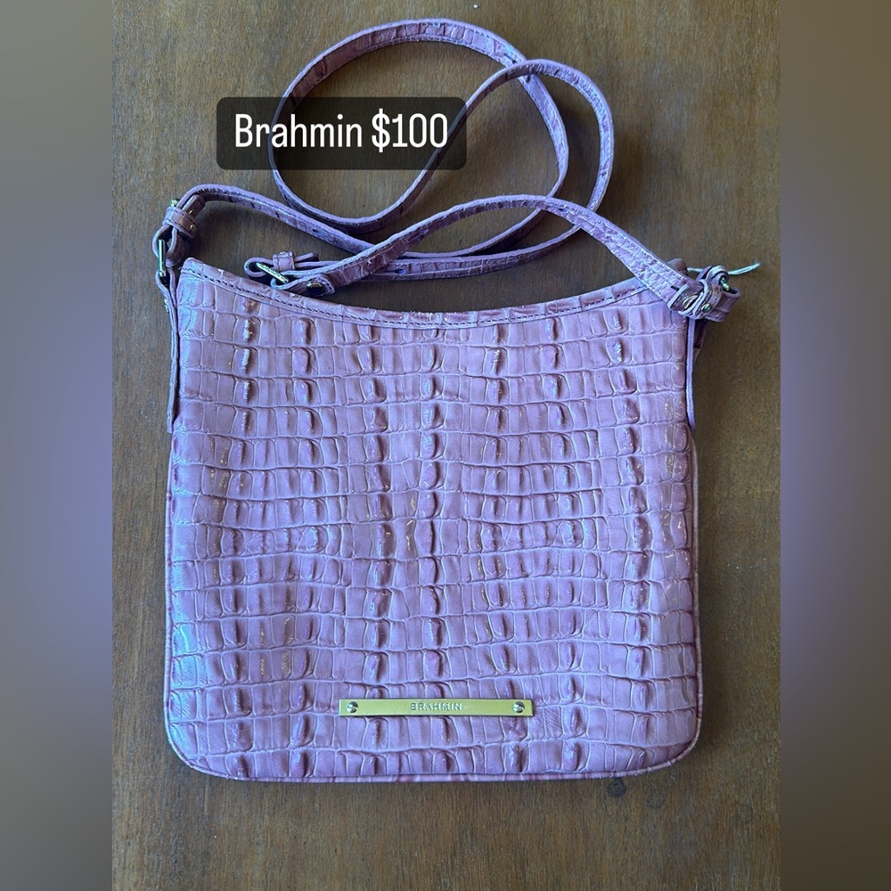 Brahmin Bag Pink Crossbody